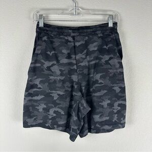 Lululemon Men’s Black Camo Pace Breaker 7” Athletic Athleisure Shorts Size Small